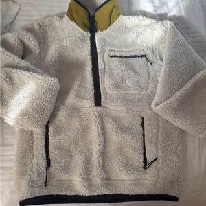 The North Face Cream Sherpa Jacket